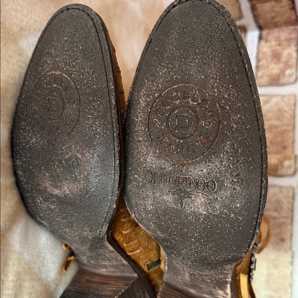 Double D Ranch Fringe ankle boots 8.5 - Picture 7 of 9